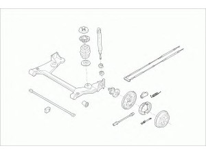 SACHS OPEL-ASTRA-RS016 vairavimo mechanizmas; rato pakaba 
 Ašies montavimas/vairavimo mechanizmas/ratai -> Prekių paieška pagal schemą
