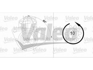 VALEO 455732 starteris 
 Elektros įranga -> Starterio sistema -> Starteris
ADU9362, GNU4541, GXE4541, ADU9362