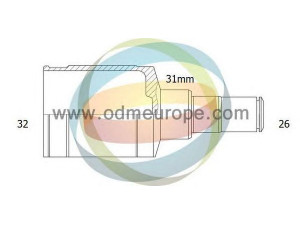 ODM-MULTIPARTS 14-216075 jungčių komplektas, kardaninis velenas 
 Ratų pavara -> Sujungimai/komplektas
1K0498103C
