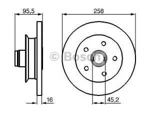 BOSCH 0 986 478 224 stabdžių diskas 
 Stabdžių sistema -> Diskinis stabdys -> Stabdžių diskas
251 407 617 D, 251 407 617 F, 251 407 617 G