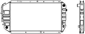SAKURA  Automotive 1421-0205 radiatorius, variklio aušinimas