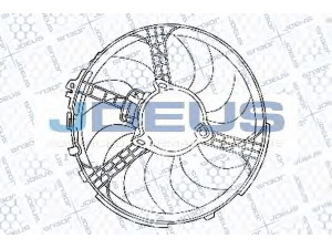 JDEUS EV843900 ventiliatorius, radiatoriaus 
 Aušinimo sistema -> Oro aušinimas
46723521