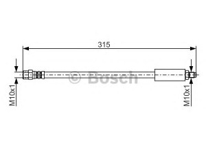 BOSCH 1 987 481 350 stabdžių žarnelė 
 Stabdžių sistema -> Stabdžių žarnelės