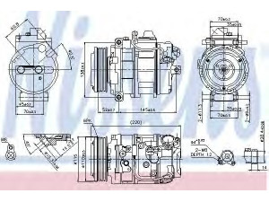 NISSENS 89114 kompresorius, oro kondicionierius 
 Oro kondicionavimas -> Kompresorius/dalys
64526956716, 6956716, 64526956716