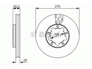 BOSCH 0 986 479 136 stabdžių diskas 
 Dviratė transporto priemonės -> Stabdžių sistema -> Stabdžių diskai / priedai
40206 MB600, 50 01 871 213