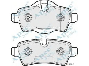 APEC braking PAD1648 stabdžių trinkelių rinkinys, diskinis stabdys 
 Techninės priežiūros dalys -> Papildomas remontas
34216772894, 34216778325, 34216778326