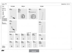 DINEX 180001031 išmetimo sistema 
 Išmetimo sistema -> Išmetimo sistema, visa