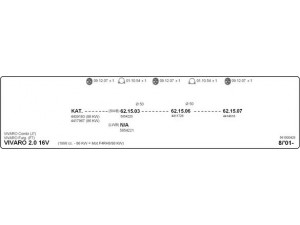 IMASAF 561000426 išmetimo sistema 
 Išmetimo sistema -> Išmetimo sistema, visa