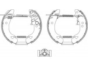 HELLA PAGID 8DB 355 004-331 stabdžių trinkelių komplektas 
 Techninės priežiūros dalys -> Papildomas remontas
9945371, 9945640