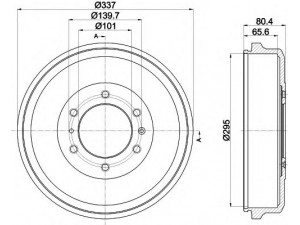 HELLA PAGID 8DT 355 302-661 stabdžių būgnas 
 Stabdžių sistema -> Būgninis stabdys -> Stabdžių būgnas
8980618130