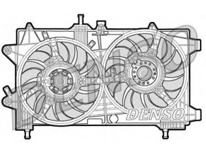 DENSO DER09043 ventiliatorius, radiatoriaus 
 Aušinimo sistema -> Oro aušinimas
51708726, 51708726