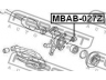 FEBEST MBAB-027Z įvorė, valdymo svirties montavimas
04782598AB, A2303520027