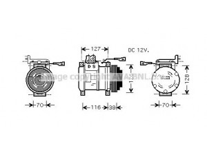 AVA QUALITY COOLING IVK075 kompresorius, oro kondicionierius 
 Oro kondicionavimas -> Kompresorius/dalys
500341617