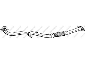 BOSAL 852-411 išleidimo kolektorius 
 Išmetimo sistema -> Išmetimo vamzdžiai
24409074, 8 58 164
