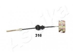 ASHIKA 131-03-316 trosas, stovėjimo stabdys 
 Stabdžių sistema -> Valdymo svirtys/trosai
G03044150, G03044150B