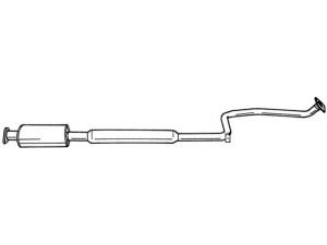 AKS DASIS SG38410 vidurinis duslintuvas