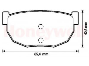 BENDIX 572129B stabdžių trinkelių rinkinys, diskinis stabdys 
 Techninės priežiūros dalys -> Papildomas remontas
4406001P91, 4406004S26, 4406004S27