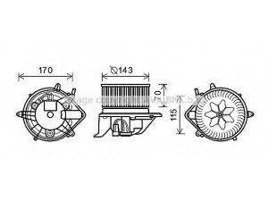 PRASCO BW8458 elektrovariklis, vidinis pūtiklis 
 Šildymas / vėdinimas -> Orpūtė/dalys
64113422644