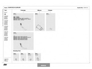 DINEX 128100115 išmetimo sistema 
 Išmetimo sistema -> Išmetimo sistema, visa