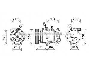 AVA QUALITY COOLING KAK242 kompresorius, oro kondicionierius 
 Oro kondicionavimas -> Kompresorius/dalys
977011R100