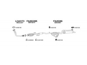 VENEPORTE 430017 išmetimo sistema