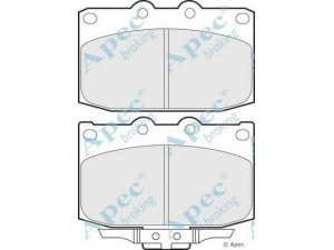 APEC braking PAD817 stabdžių trinkelių rinkinys, diskinis stabdys
FDZ03328Z, FDZ33323Z, FDZ33328Z