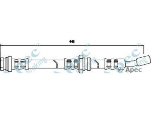 APEC braking HOS3119 stabdžių žarnelė 
 Stabdžių sistema -> Stabdžių žarnelės
4700362, 4700362, 9204000