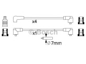 BOSCH 0 986 356 844 uždegimo laido komplektas 
 Kibirkšties / kaitinamasis uždegimas -> Uždegimo laidai/jungtys
GHT 293