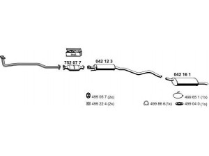 ERNST 050246 išmetimo sistema 
 Išmetimo sistema -> Išmetimo sistema, visa