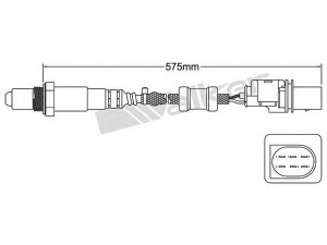 WALKER PRODUCTS 250-25099 lambda jutiklis 
 Variklis -> Variklio elektra
18213 73KA0, 18213T73KA0, 93194878