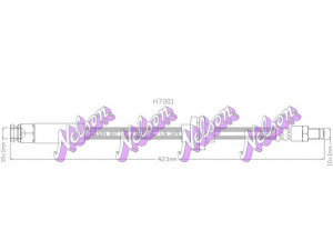 Brovex-Nelson H7001 stabdžių žarnelė 
 Stabdžių sistema -> Stabdžių žarnelės
51835425, 51835425, 13363239, 562244
