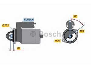 BOSCH 0 986 021 500 starteris 
 Elektros įranga -> Starterio sistema -> Starteris
12 41 7 521 116, 12 41 7 521 122