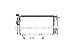 AVA QUALITY COOLING RT2008 radiatorius, variklio aušinimas 
 Aušinimo sistema -> Radiatorius/alyvos aušintuvas -> Radiatorius/dalys
6001001843, 7700674270