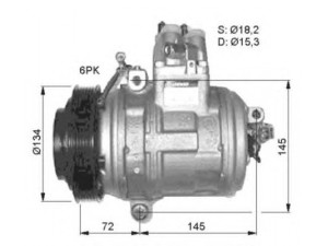 NRF 32407 kompresorius, oro kondicionierius 
 Oro kondicionavimas -> Kompresorius/dalys
8832050060, 8832050060