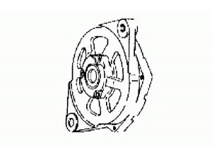 DELCO REMY 10467267 pavaros guolis, starteris