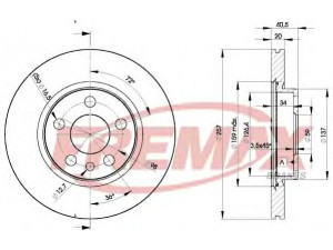 FREMAX BD-4683 stabdžių diskas 
 Dviratė transporto priemonės -> Stabdžių sistema -> Stabdžių diskai / priedai
1316323080, 4246.H8, 4246.H9