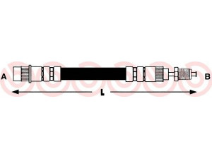 BREMBO T 61 028 stabdžių žarnelė 
 Stabdžių sistema -> Stabdžių žarnelės
480682, 1479197080, 1486594080