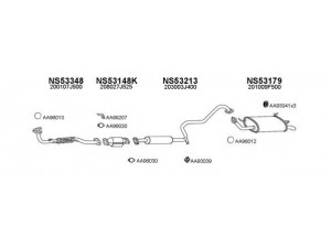 VENEPORTE 530104 išmetimo sistema 
 Išmetimo sistema -> Išmetimo sistema, visa