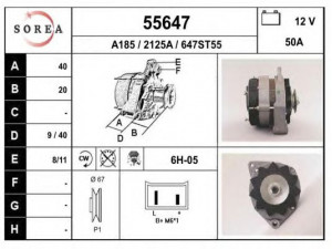 EAI 55647 kintamosios srovės generatorius