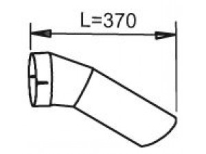 DINEX 51690 išleidimo kolektorius 
 Išmetimo sistema -> Išmetimo vamzdžiai
628.490.0027