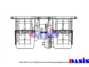 AKS DASIS 740550N vidaus pūtiklis 
 Šildymas / vėdinimas -> Orpūtė/dalys
20443820, 20443822, 20926019
