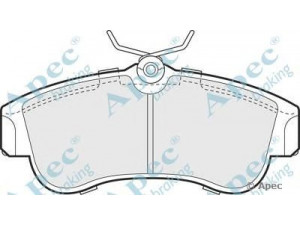 APEC braking PAD692 stabdžių trinkelių rinkinys, diskinis stabdys 
 Techninės priežiūros dalys -> Papildomas remontas
410602F025, 410602F026, 410604M525