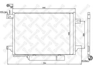 STELLOX 10-45464-SX kondensatorius, oro kondicionierius 
 Oro kondicionavimas -> Kondensatorius
169 500 07 54, 1695000354, A 169 500 07 54