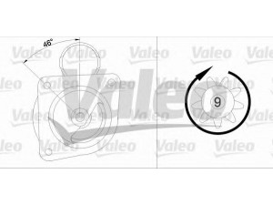 VALEO 433329 starteris 
 Elektros įranga -> Starterio sistema -> Starteris
580297, 5802J9, 5003627, 78GB11000CA