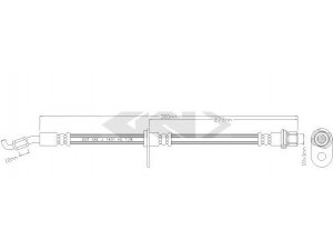 SPIDAN 338636 stabdžių žarnelė 
 Stabdžių sistema -> Stabdžių žarnelės
9094702B63
