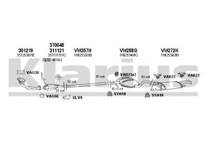 KLARIUS 930298U išmetimo sistema 
 Išmetimo sistema -> Išmetimo sistema, visa