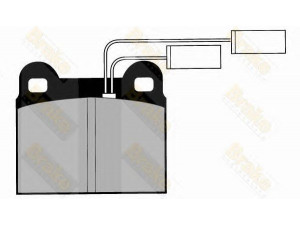 Brake ENGINEERING PA425 stabdžių trinkelių rinkinys, diskinis stabdys 
 Techninės priežiūros dalys -> Papildomas remontas
0000060730514, 0060720645, 0060740842