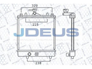 JDEUS 042M23 radiatorius, variklio aušinimas 
 Aušinimo sistema -> Radiatorius/alyvos aušintuvas -> Radiatorius/dalys
1770080G00