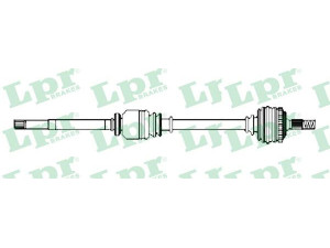 LPR DS52391 kardaninis velenas 
 Ratų pavara -> Kardaninis velenas
7711368620, 8200441361, 7711368620