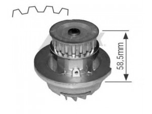 AIRTEX 1163 vandens siurblys 
 Aušinimo sistema -> Vandens siurblys/tarpiklis -> Vandens siurblys
1334004, 1334023, 1334070, 90076952